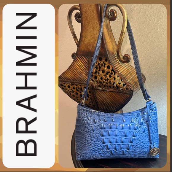 Brahmin Leather Anytime Mini Shoulder Bag. - Picture 1 of 9